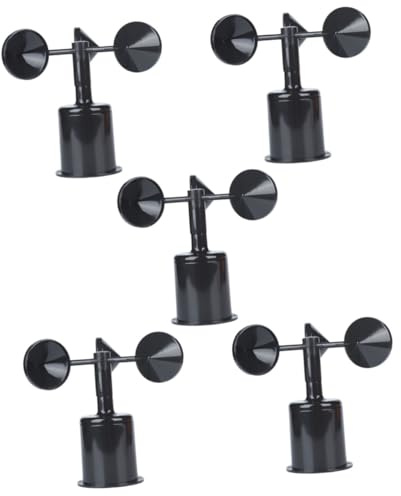 VICASKY 5pcs Accurate Wind Direction Anemometer Cover Abs Shell for Wind Indicator Sensor Housing Lightweight and Stable for Greenhouses Weather Stations Ships and Agricultural Use