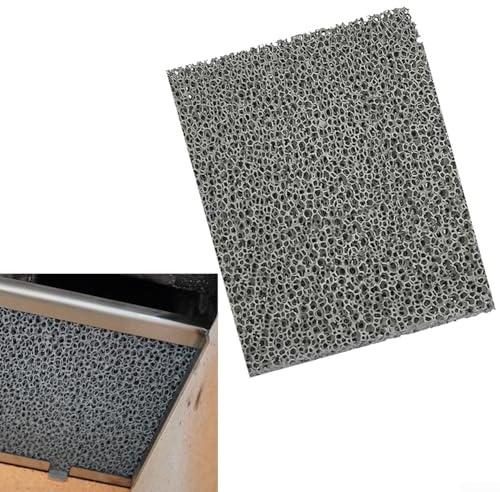 Filtro de partículas finas para estufa de leña, almohadilla de repuesto de filtro de hollín para chimenea, 200 x 200 x 20 mm para estufas de Hark Panel cortable para control de emisiones
