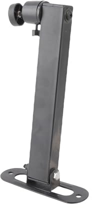 CCYLEZ Justerbart Väggfäste för Projektor i Rostfritt Stål, 360° Rotation Universal Projektorväggstativ för och de Flesta Projektorer, Kraftigt Väggfäste med 1/4 Tums Skruv