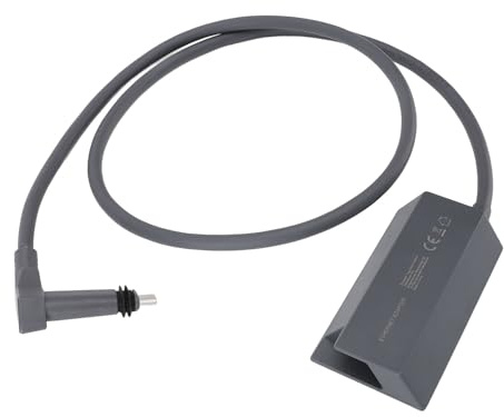 OVAQUIXI Ethernet-Adapter für Rechteckige Dish Gen 2, Gummierter Kabelgebundener Netzwerkadapter mit RJ45-Anschluss, 1 Gbit/s Externer Netzwerkanschluss für Home Office für V2