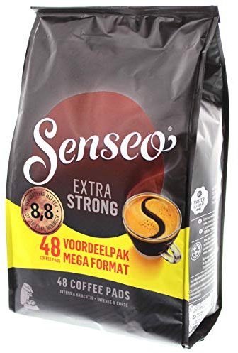 Senseo Extra Dark Roast, Nouveaux Design, Lot de 5, 5 x 48 Dosettes de Café