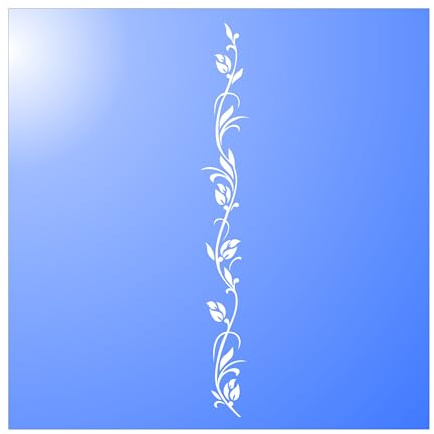rs-interhandel® Glastür Aufkleber Tattoo Folie Glasdekor Fensterfolie Sichtschutz Wohnzimmer, Bad, Küche oder für alle Glasflächen Sichtschutzfolie für Türen GDT005