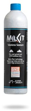 milKit Tubeless Dichtmilch in 500 ml Flasche - Fahrrad Reifendichtmittel - Dichtmilch Tubeless Milch Fahrradreifen Dichtmittel MTB, Rennrad & Co.
