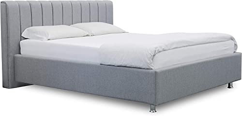 ES Design 08 Polsterbett Antony mit 5 Jahren Garantie, EIN hochwertiges Bett, Lattenrost und Stauraum (160 x 200 cm)