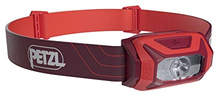 PETZL - Lampada TIKKINA - Unisex, Rosso, Taglia Unica