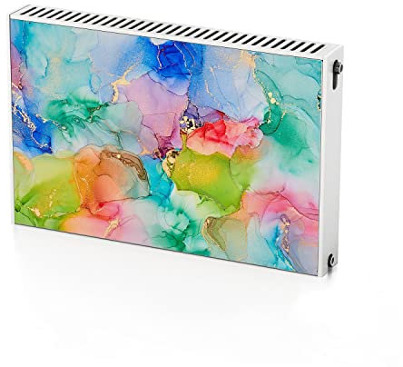 Coloray Cubierta Del Radiador Protección Auto-Adhesivo Magnética Imán 90x60 cm - Pintura con acuarelas