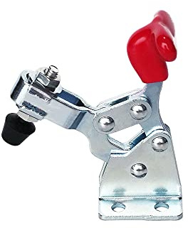 Toggle Clamp, Vertical Quick Release Heavy Duty Holding Capacity Hand Tool for Welding, Woodworking and Molding - GH-13005 68kg 150 Lbs
