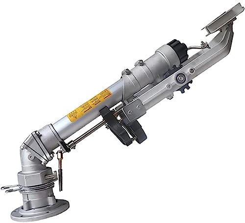 ZYLDDS Impulse Impulse Sprinkler à l'eau, Pistolet D'arracheurs De Jardin, Pistolet D'arroseur Réglable à 360 Degrés, avec Buse De Remplacement, pour Fermes, Vergers, Foresterie