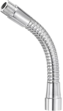 PATIKIL 6 Microphone Col Cygne, 5/8-27 Filetage Métal Universel Tuyau Flexible Bras Col Cygne Tube Extension pour Multifonction DIY, Argent Ton