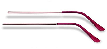 RYZGOJV 1 par de lentes de repuesto de metal para patillas de repuesto, marco de gafas de patillas y brazos, piernas-G04, Varios colores, Medium