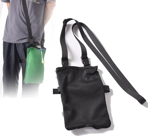 BLUEZY Drainagebeutel Halter, Urindrainagebeutel-Abdeckung, Katheter-Beinbeutelhalter, Urinbeutel Tasche, Mesh-Urinbeutelabdeckung Mit Verstellbarem Riemen Für Zuhause Reisen Rollstuhl C