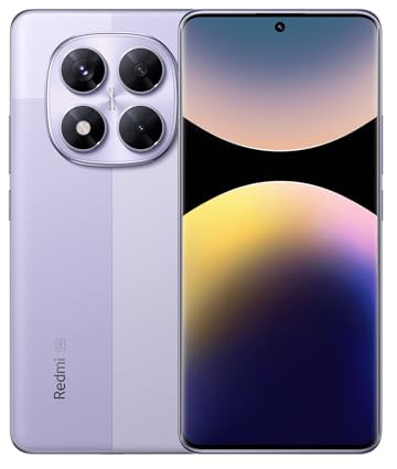 XIAOMI Redmi Note 14 Pro 5G Smartphone 12+512GB 200MP Pro Grade AI MediaTek Dimensity 7300-Ultra 1.5K 120Hz Eye-Care 5110mAh Battery with NFC with Turbo Charging 45W Purple