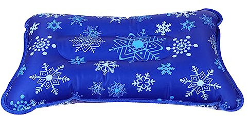 QUMIIRITY 1pieza Almohada Inflable De Agua para Verano Almohada Refrescante Multiusos para Siestas y Acampadas Diseño y Profundo Estampado De