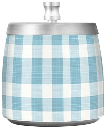 Cuadrados - Cenicero para exteriores con tapa para mesa de patio interior y exterior, bandeja única sin humo para decoración fresca del patio