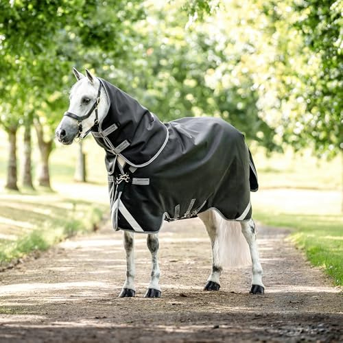 Rambo Supreme 1680D Vari-Layer Weidedecke, 450 g, Schwarz/Thunderstorm Grey, 205,7 cm