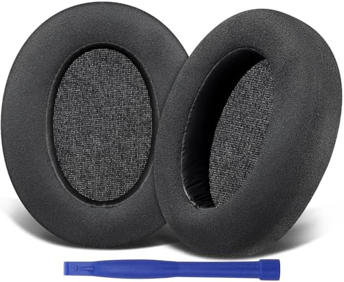 SOULWIT Suede Earpads for Sony WH-XB910N (Not Fit WH-H910N) - Black