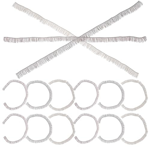 TEHAUX Lot de 15 Faux Cils pour Poupée DIY Longueur 08 CM Multicolores Accessoires Décoratifs pour Maquillage et Création de Cils de Poupée