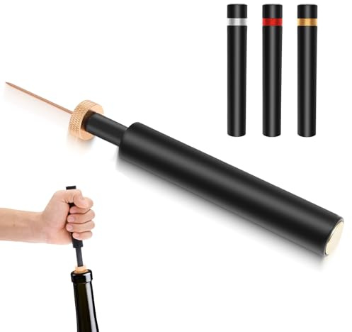 3Pcs Air Pressure Bottle Opener,Air Pressure Pump Bottle Opener Wine Corkscrew Professional Handheld Portable Cork Remover Presents for Home Bar Restaurant Party