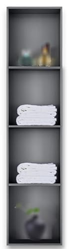 Mensole da bagno in acciaio inox WallModern InWall Nessuna piastrella necessaria mensola singola per riporre il bagno alla moda