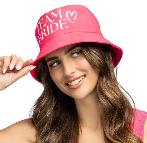 Boland - Fischerhut Bride für Junggesellenabschied, Mütze für Brautparty, Bucket Hat für Braut und Brautjungfern