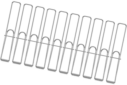 OSNIYAW Pince plate en acier inoxydable pour barbecue, fourchette à légumes, asperges, poireaux, pinces pour grillades pour pique-niques et fêtes dans le jardin, pince ergonomique en acier inoxydable