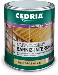Barniz Interior Madera Cedria Barniz Interiores 750 ml (Incoloro)