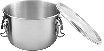 Tatonka Edelstahldose Foodcontainer - Essensbehälter mit Deckel, Clip-Verschlüssen - 0,75L / 1L / 1,5L / 2L Volumen - unzerbrechlich, schadstofffrei, spülmaschinenfest