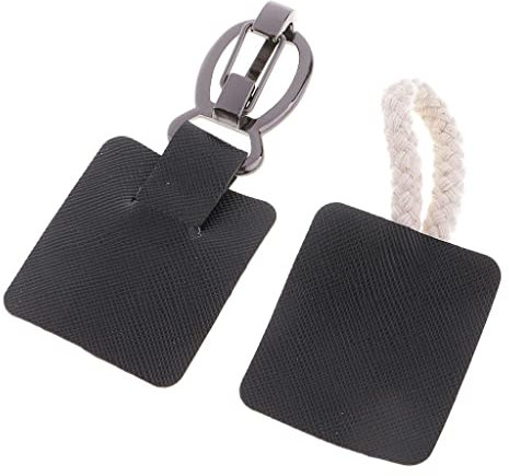 barenx 1 Paar Knebelknopf zum Aufnähen aus PU-Leder, für Mäntel, Jacken, Basteln, 15 x 3,9 cm