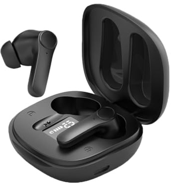 Luniva, Luniva Translator Pods, Lenskey Translation Earbuds, Sprachübersetzer Ohrhörer, Zwei Wege Echtzeit Übersetzer Kopfhörer, Unterstützung für 114 Sprachen Übersetzungsgerät (Schwarz)