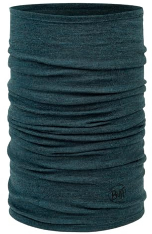 Buff Unisex Herren Damen Multifunktionstuch Schlauchtuch Merino Midweight, Farbe:Petrol, Artikel:-756 melange tourmaline