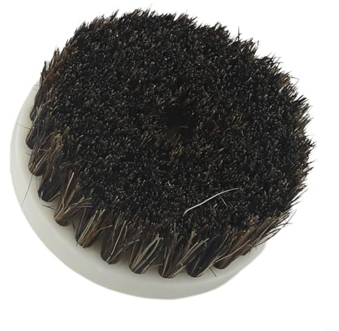 Weicher Bohrbürstenkopf 60 mm für die Reinigung von Autoteppichen, Stoff, Sofa, Leder, kompatibel mit Bohraufsätzen (schwarz)