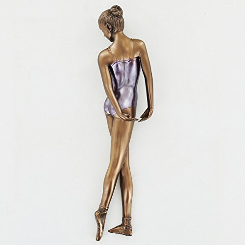 Art Deco Bronze Ballett Skulptur Wall Art Ballerina