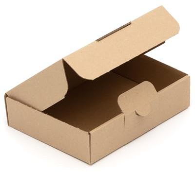 KK Verpackungen Maxibriefkartons 170 x 125 x 41 mm Braun DIN A6 (Außenmaß 180 x 136 x 45 mm) | 50 Stück, Versandkartons Faltschachteln Maxibrief Post-Kartons für Warensendungen Büchersendungen (MB09)