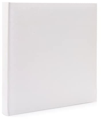 Kenro White Satin Wedding Photo Album with 100 Pages 32x27.5cm Non-Adhesive, Gift for Christening Anniversary New Baby Celebration – KD108
