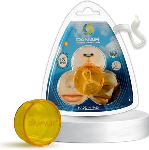 Anti Schnarch Nasendilatator, Schnarchstopper Mittel und für Sport - Geprüft vom Italienischen Olympischen Komitee - Made in Italy - 1 SMALL
