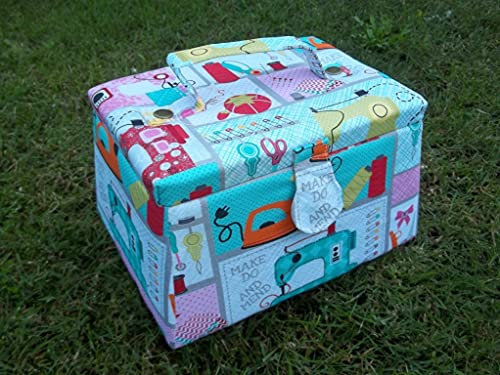 Nähkästchen, Nähkorb, Handarbeitskorb, exklusiv von Korbhaus Gesthüsen