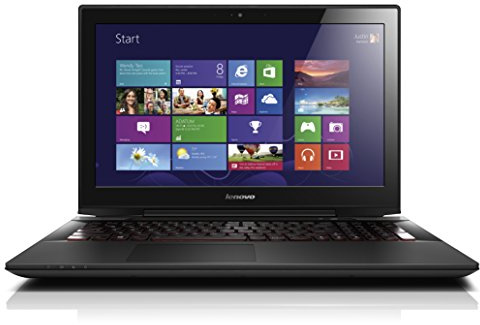 Lenovo Y50 UHD 15.6-Inch Notebook (Black) - (Intel Core i7-4720HQ, 2.6 GHz, 16 GB RAM, 1 TB HDD, DVD-RW, WLAN, Bluetooth, Camera, Nvidia GTX 960M 4G Graphics, Windows 8.1) with Free Windows 10 Upgrade