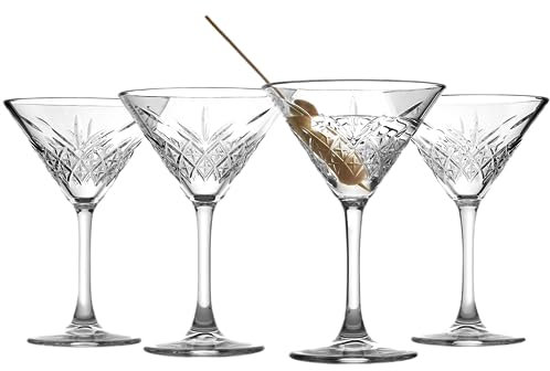 Pasabahce Timeless - Juego de 4 copas de martini de 23 cl