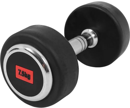 GORILLA SPORTS® Kurzhanteln 2,5–50 kg, einzeln oder 2er Set, gummiert | Aus Gusseisen, mit gerändeltem rutschfestem Griff und mit oder ohne Ablage; Rundhanteln, Kurzhantelset, Hantel Set, Dumbbells