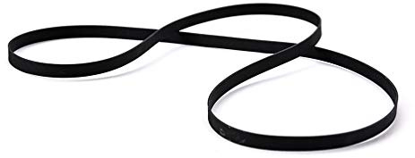 HEALLILY Plattenspieler Plattenspieler Bandband Turntable Belt Gummi Plattenspieler Schallplattenspieler Zubehör 40cm Record Player Zubehör Schwarz CD-Gummi-Antriebsriemen