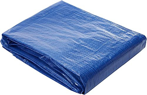 Toldo Reforzado Lona Impermeable Exterior (Azul, 4 x 5 m)