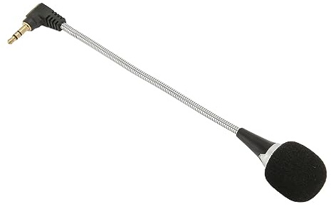 Mini Microphone à Condensateur Professionnel, Micro de Réduction du Bruit D'Ordinateur avec Conception à Col de Cygne, Son Clair, Capteur Cardioïde pour Tablette, Ordinateur