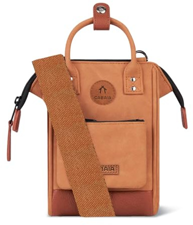 CABAIA Nano Bag 1,8L - Petit Sac Bandoulière Femme - Déperlant | Format compact · Bandoulière réglable · Poches intérieures · Tissu recyclé · Certifié Vegan
