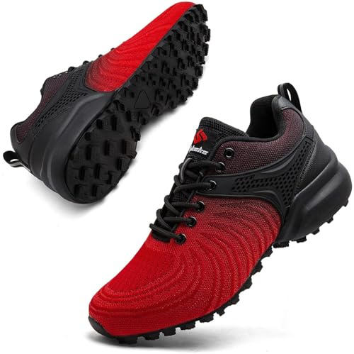 Mufanton Zapatillas de Trail Running Hombre Zapatillas de Trekking Zapatos de Senderismo Ligero Antideslizantes Deportes Zapatos de Trail Running