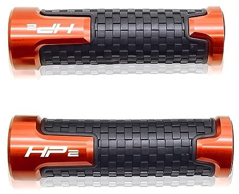 NIAGEUCVC Motorrad 7/8 22mm Lenkergriffe Für B&MW HP2 Enduro/Megamoto/Sport Motorrad Universal 7/8 22mm Aluminium Gummi Anti-Slip Griff Bar Grip Lenker Handgriffe(22)