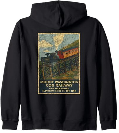 Chemin de Fer à rouage du Mont Washington Sweat à Capuche
