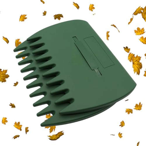 Pinza per Foglie – Artigli da Giardino stabili per Raccogliere Foglie e rifiuti, Utensili da Giardino ergonomici per la Pulizia del Prato, aiuole, Cortili, Giardinaggio, pratici, per la