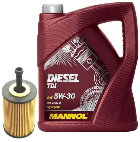 Ölfilter Filter+5W30 Öl | SAE 5W-30 Synthetic für A3 8P A4 B7 Golf 5 Caddy 3 Octavia 1Z Fabia
