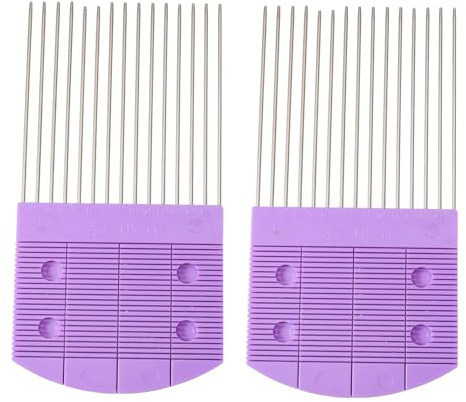 Alipis 2 Pezzi Pettini Quilling in Plastica e Acciaio per Artigianato Carta Strumenti DIY per Tessitura e Decorazioni Fai da Te per Creazioni e Petali Linee Verticali