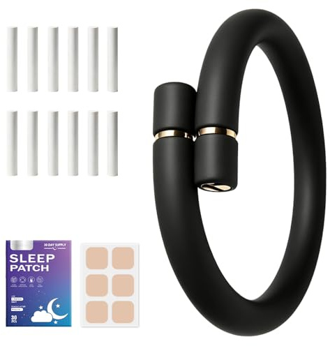 Mosquito Repellent Bracelet, Refillable Insect Repellent Bracelet with 12 Refills & 30 Sleep Patches, DEET-Free Adjustable Waterproof Wristband for Adults & Kids, Natural Protection for Garden Camping